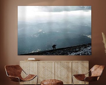 Berg beklimmen van Bram Tempelaar Photography