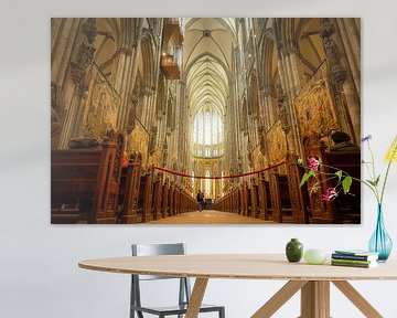 Magnificent Interior of Cologne Cathedral, Germany by Alexander Aboud