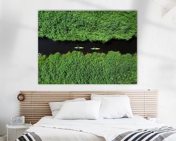 Canoeing - Peace and relaxation on the Beltschutsloot by DutchDroneBird