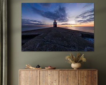 Sunset on the North Pier in March 2025 10 by peterheinspictures