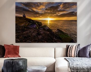 Sunset on the North Pier in March 2025 3 by peterheinspictures