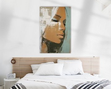 Vrouwenprofiel van De Mooiste Kunst