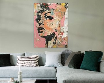 Echoes of Her Colorful Soul van Blikvanger Schilderijen