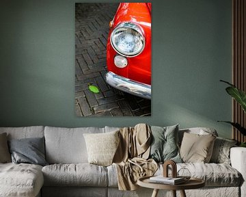 Fiat 600 klassieke Italiaanse compacte gezinsauto detail
