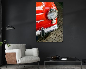 Fiat 600 klassieke Italiaanse compacte gezinsauto detail