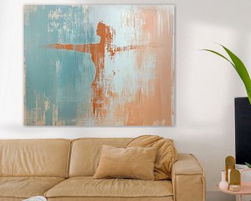 Vrouwenfiguur | Silent Grace van Abstract Schilderij