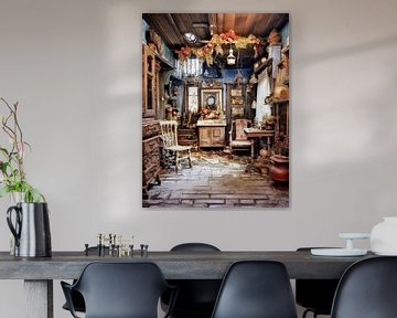 Verloren plaats salon Kamer Verval Stof Mysterie Verleden van gm_designs