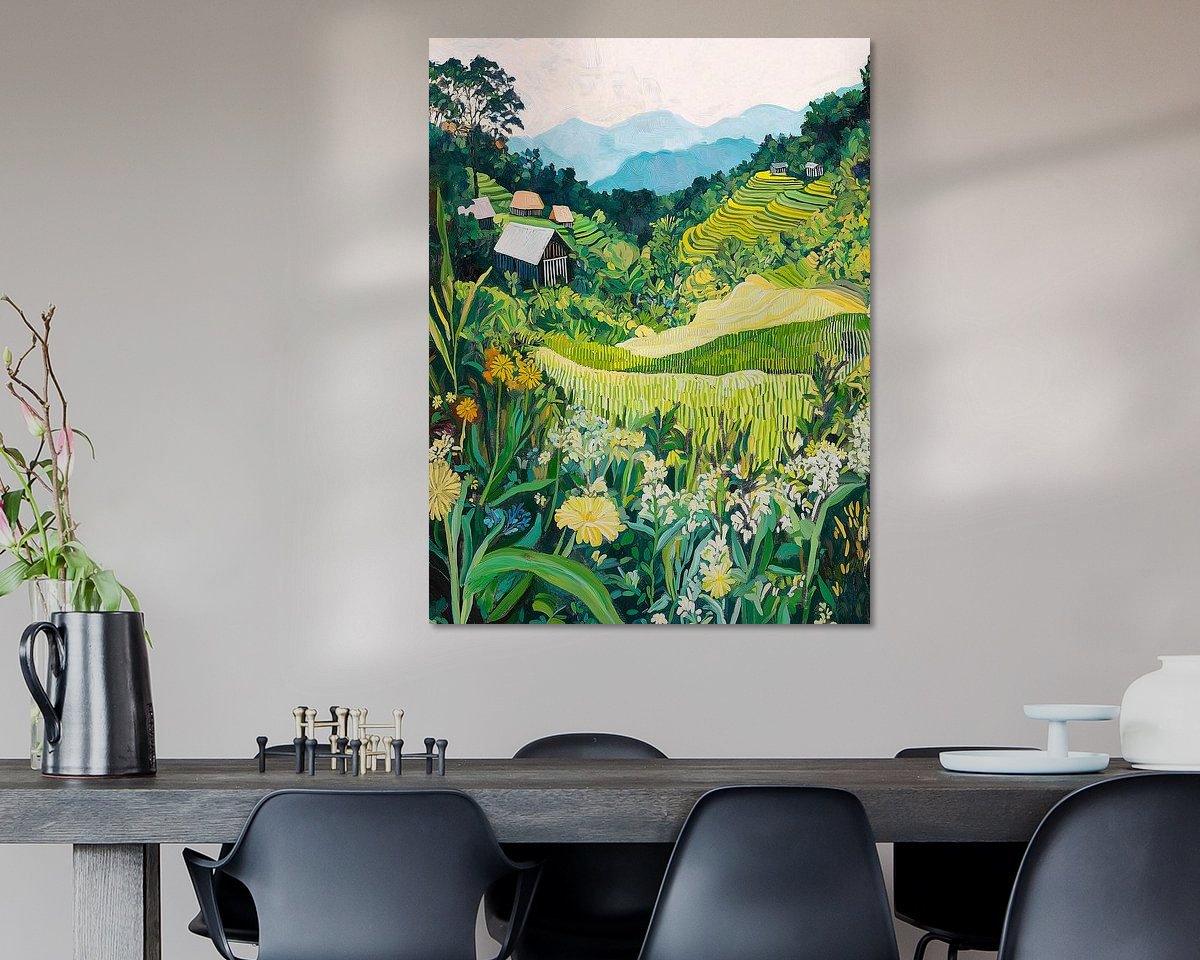 Example of the artwork in a room