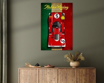 Italian Racing, Ferrari 512S No.5 von Theodor Decker