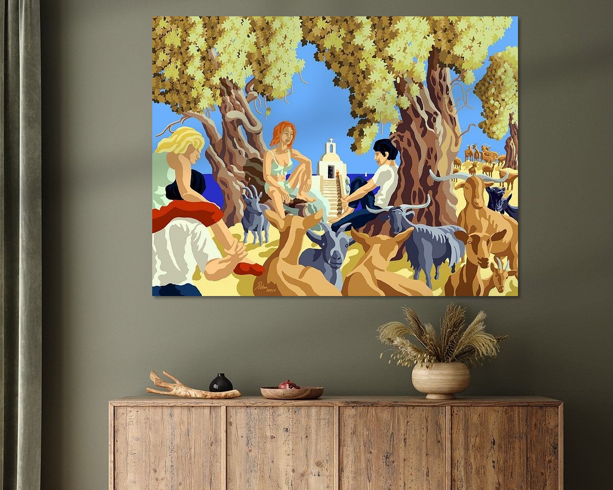 Example of the artwork in a room