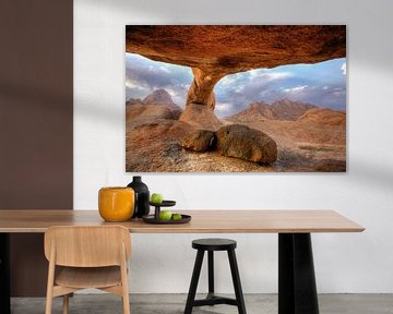 Natürlicher Bogen, Spitzkoppe, Namibia von Fotografie Egmond