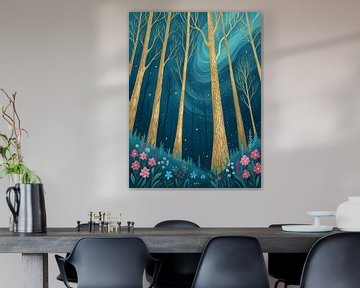 Fluisteringen van de bosnacht van Artistic