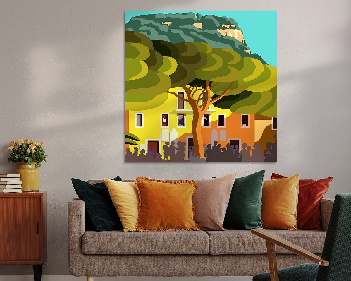 Example of the artwork in a room