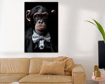 Wild Suits - Chimpanzé sur Philippe HUGONNARD