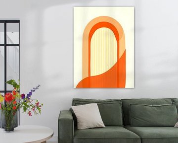 Oranje 2 van On Your Wall