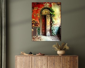 Lost Place Villa Manor House Salon Bloemen Mysterieus van gm_designs