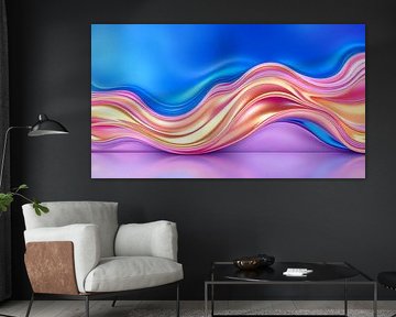 Abstract play of colours by Jean Pierre