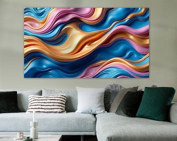 Golven van kleurrijke pracht