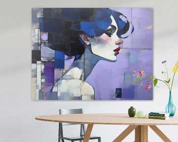 Blauwe Droom | Vrouw Blauw van De Mooiste Kunst