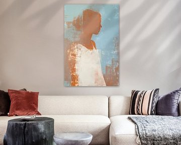 Eternal Silhouette van Abstract Schilderij