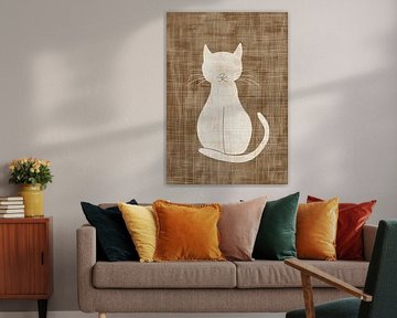 Vintage Style Feline Elegance van Modern Collection