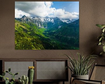 Vellacher Kotschna-vallei in de Kamnik Savinja Alpen