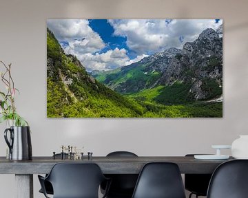 Logarvallei in de Kamnik Savinja Alpen in Slovenië