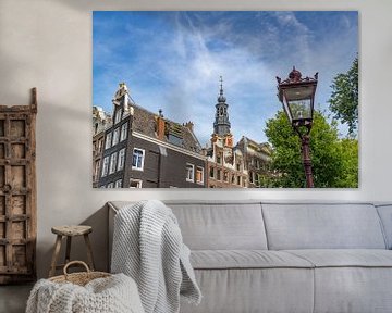 Amsterdam centrum grachtengordel in de zomer