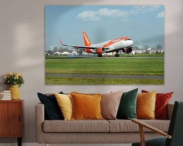 Airbus A320 Polderbaan van Richard Wareham