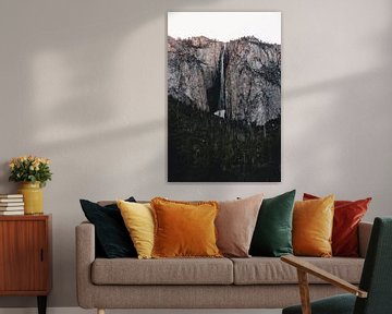 Ribbon fall Yosemite NP | hoge waterval | reisfotografie art print van Elise van Gils