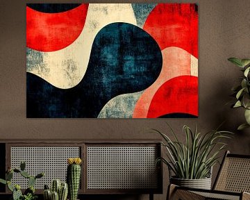Abstract geometrisch patroon kunstwerk van Art & Soul Creations