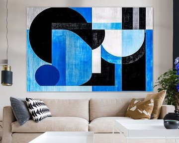 Abstract geometric shapes in colour by Imperial Art House