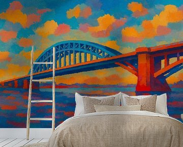 Bunte Waalbrücke Nijmegen