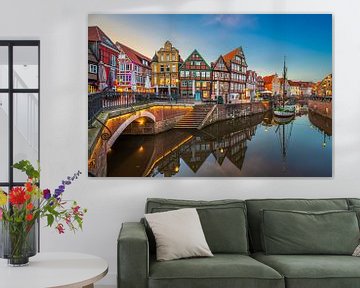 Historischer Hafen in Stade, Deutschland von Michael Abid