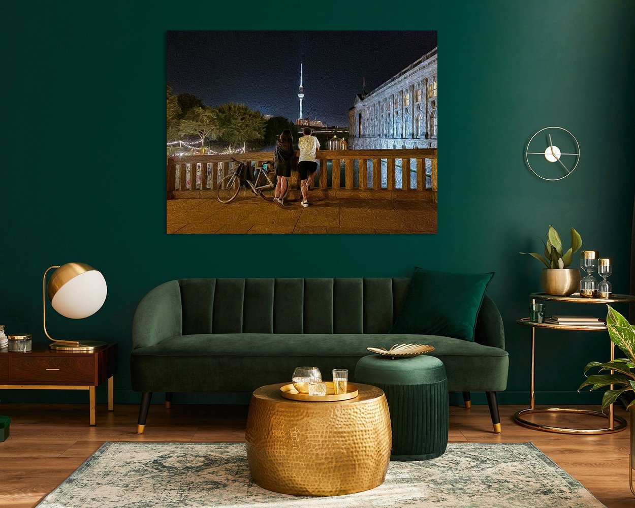 Example of the artwork in a room