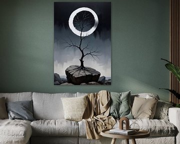 Wabi Sabi Enso Landschaft
