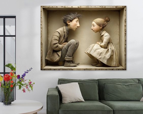 Example of the artwork in a room