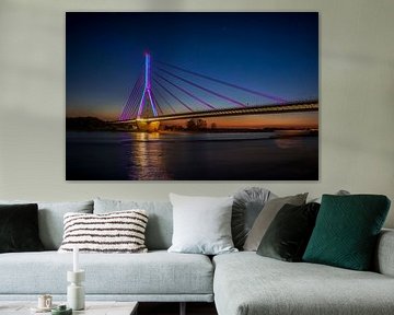 Pont sur le Rhin inférieur à Wesel