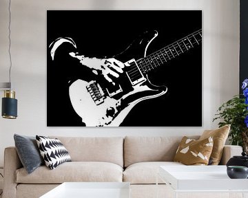 Elektrische Gitaar van Johan Zuijdam Digi Art