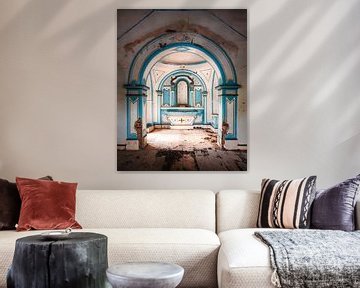 Verlaten Kapel in Portugal. van Roman Robroek - Foto's van Verlaten Gebouwen