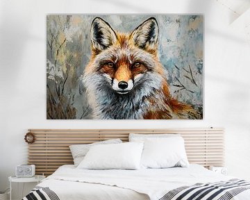 Portrait of an elegant fox by Art & Soul Creations