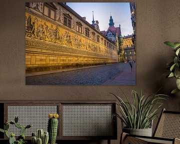 Dresden - Prinselijke processie in de avond van t.ART