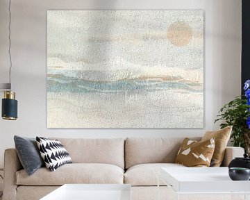 Landschap Japandi Kunst Decent van Claudia Gründler