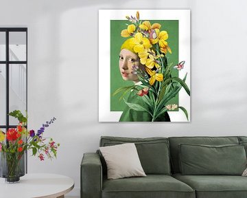 Meisje met de Parel - the Springtime Edition van Marja van den Hurk