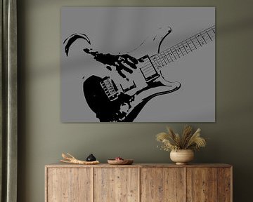 Elektrische Gitaar van Johan Zuijdam Digi Art