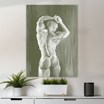 Fitness Flex Man olijfgroen