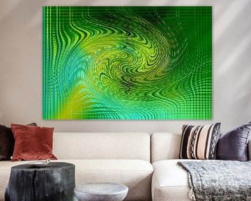 Regularity and chaos, a twisted pattern by Lisette Rijkers