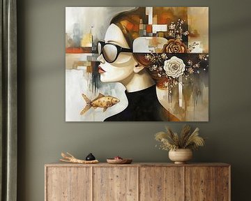 Vrouwenportret | Elegance Revealed van De Mooiste Kunst