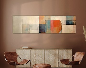 Abstracte Geometrie | Silent Geometry van ARTEO Schilderijen