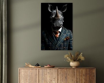 Wilde pakken - Neushoorn van Philippe HUGONNARD